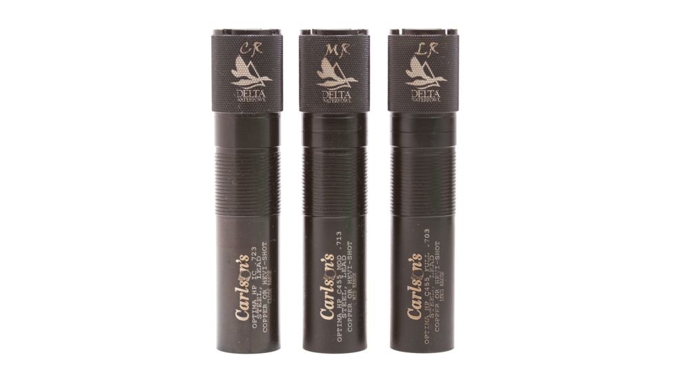 Carlson's Choke Tubes 12 Gauge Delta Waterfowl Choke Tube Sets, Beretta Optima HP, High Grade Steel, 12 Gauge, 65009