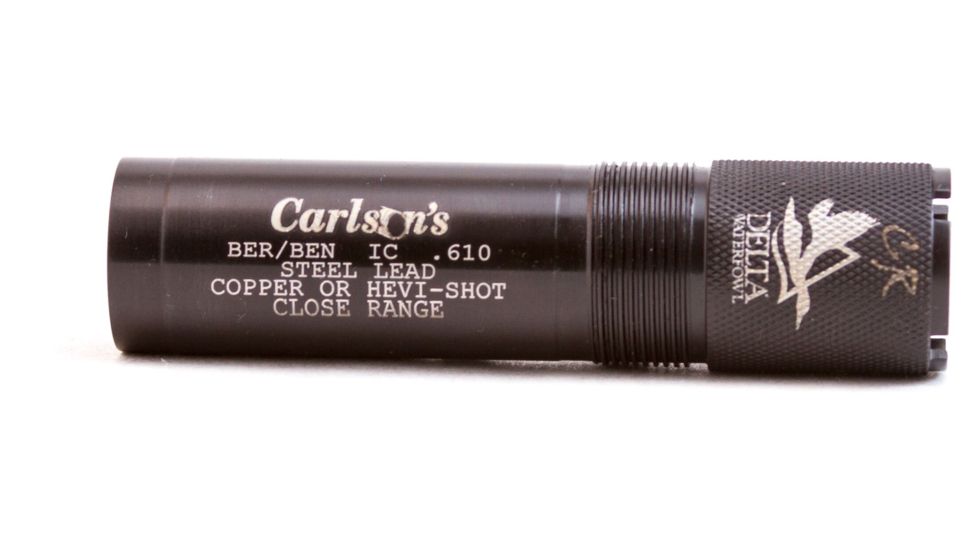 Carlson's Choke Tubes Beretta/Benelli Mobil 20 Gauge Delta Waterfowl Ext Steel Close Range Choke Tubes, Black, 07153