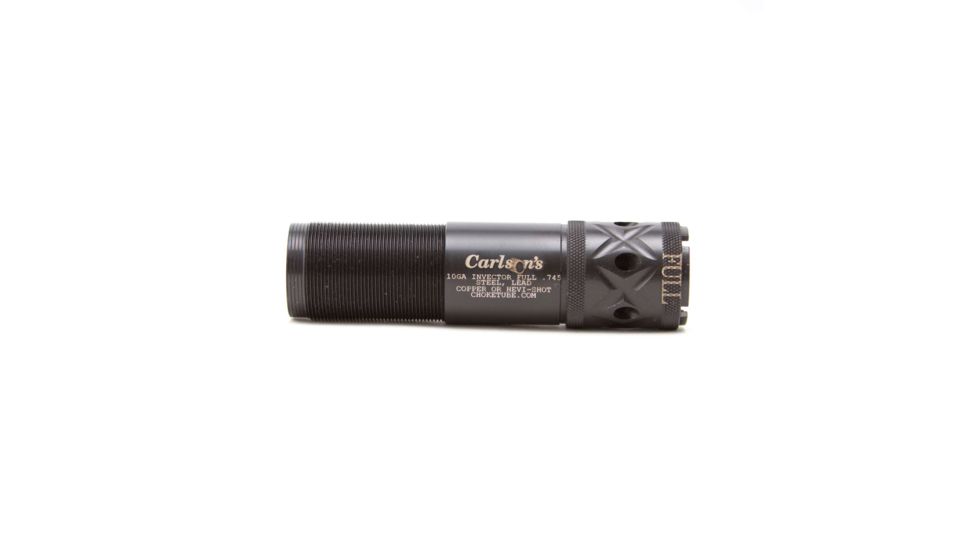 Carlson's Choke Tubes Browning Invector 10 Gauge Ported Sporting Clay Full .745 Choke Tubes, Black, 19007