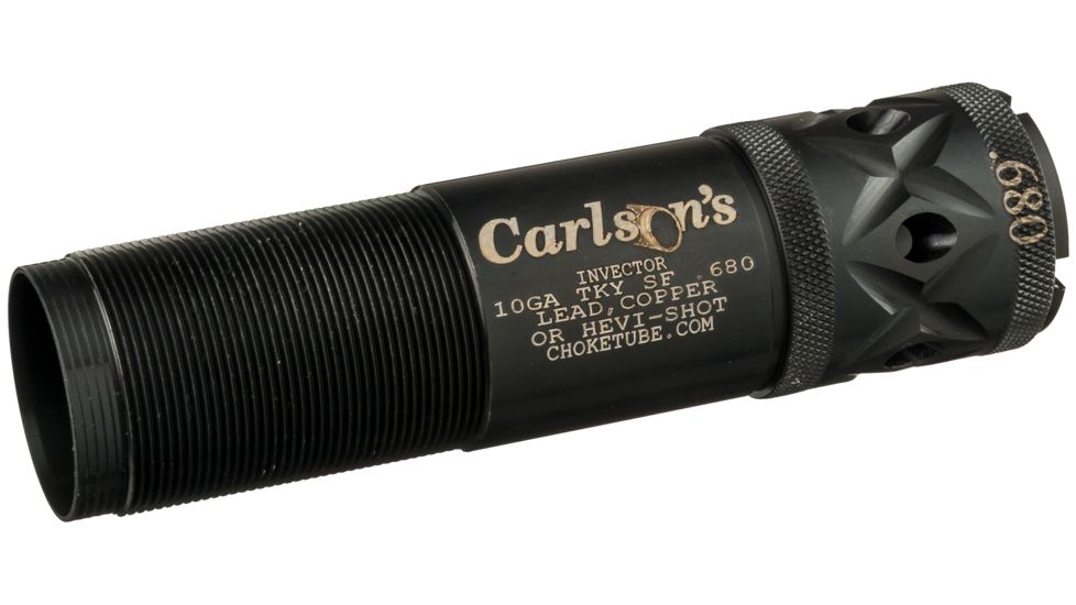 Carlson's Choke Tubes Browning Invector 10 Gauge Ported Turkey .680 Choke Tubes, Black, 19010