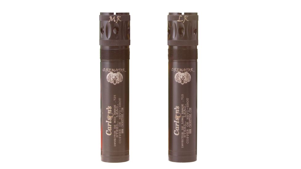 Carlson's Choke Tubes Cremator Ported - Browning Invector DS Mid Range/Long Range Choke Tubes, Black, Pack of 2, 11572