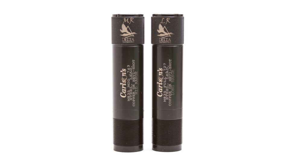 Carlson's Choke Tubes Mossberg 835/935 Delta Waterfowl 2 Pack, MR &amp; LR, Black, 12068