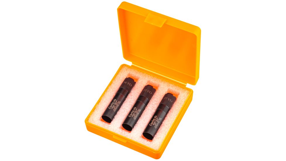 Carlson's Choke Tubes Trap Pack Choke Tube Set, Beretta/Benelli Mobil, 20 gauge, Black, 17203