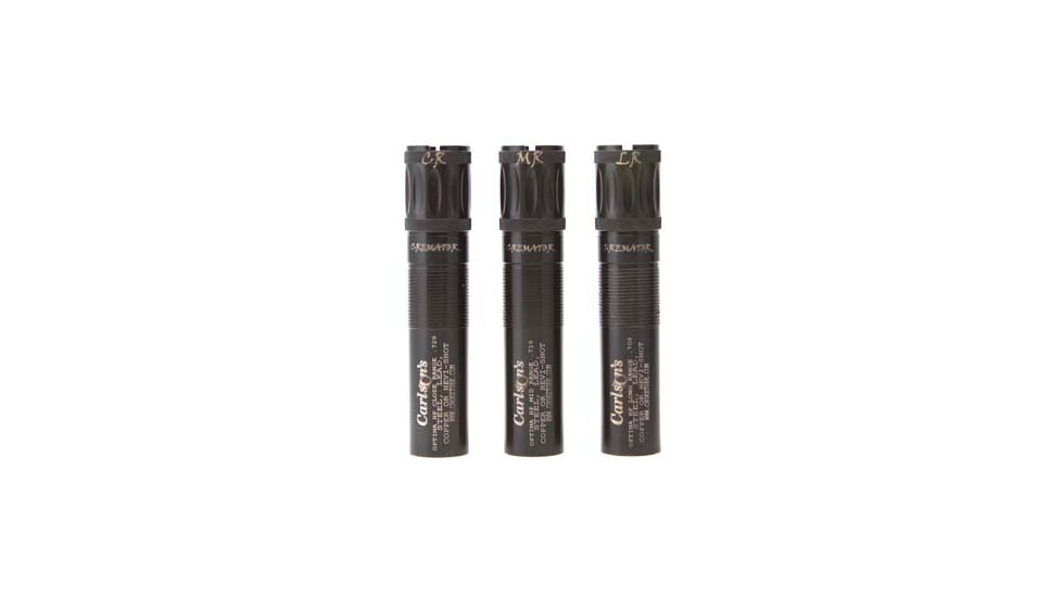 Carlsons Choke Tubes Cremator Non-Ported 12 Gauge Beretta Optima HP Waterfowl Choke Tubes - 3 Pack Close Range, Medium Range &amp; Long Range, Black, 11669