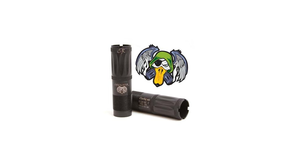 Carlsons Choke Tubes Cremator Non-Ported 12 Gauge Winchester/Browning Invector/Mossberg 500 Waterfowl Choke Tubes - 3 Pack Close Range, Medium Range &amp; Long Range, Black, 11649