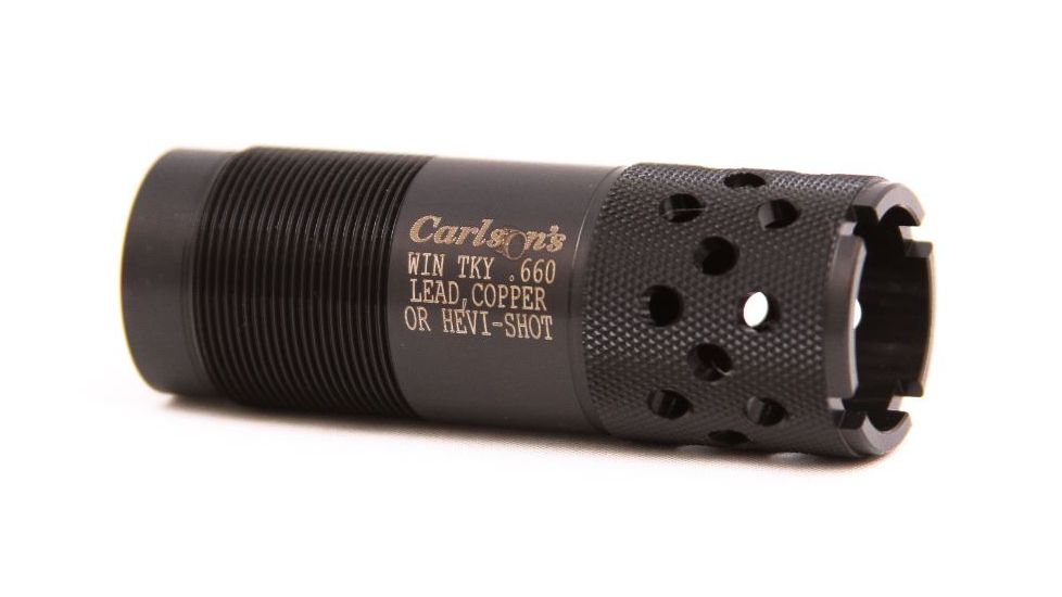 Carlson's Choke Tubes Ported Turkey Choke Tube, 12 Gauge, Browning Invector / Winchester 70000
