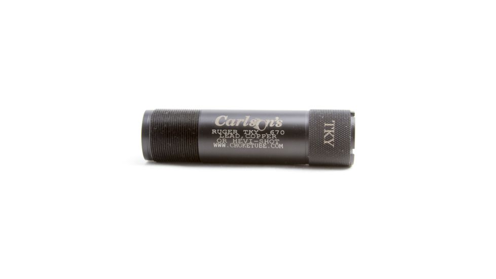 Carlson's Choke Tubes Ruger 12ga Extended Turkey .670, Black 60081