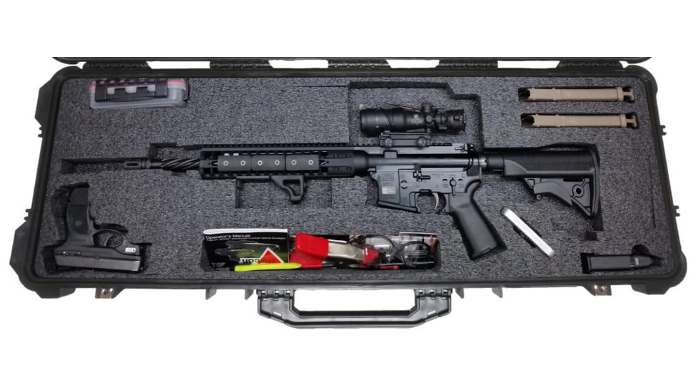 Case Club AR10 Rifle Case, Black, Medium, CC6063HXYWAR10