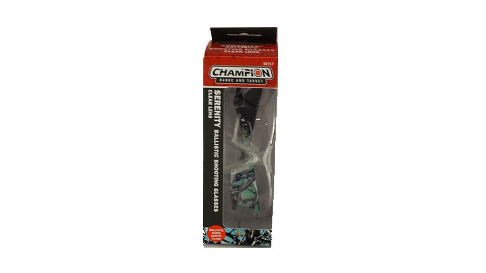 Champion Serenity Camo Ballistic Glasses, Box, 40717