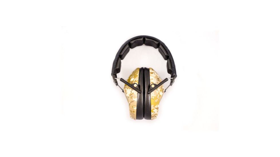Champion Traps and Targets Slim Ear Muffs - Passive, Desert Camo CHA42915