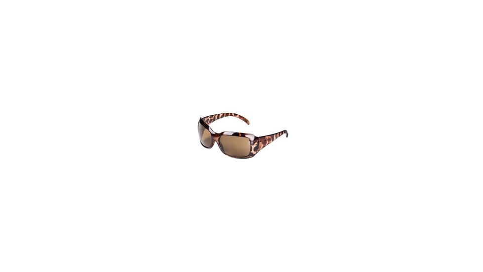 Womens Bella Ballistica Shooting Glasses,Brown Frame,Polycarbonate Lens