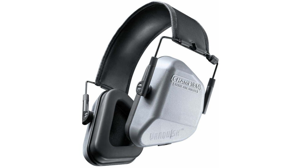 Champion Vanquish Passive Ear Muffs, Grey, 41000