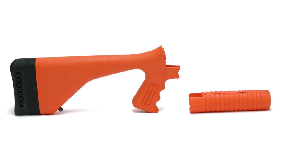 Choate Tool Mossberg 500 Pistol Grip Stock and Short Forend, Orange, CMT-02-01-38