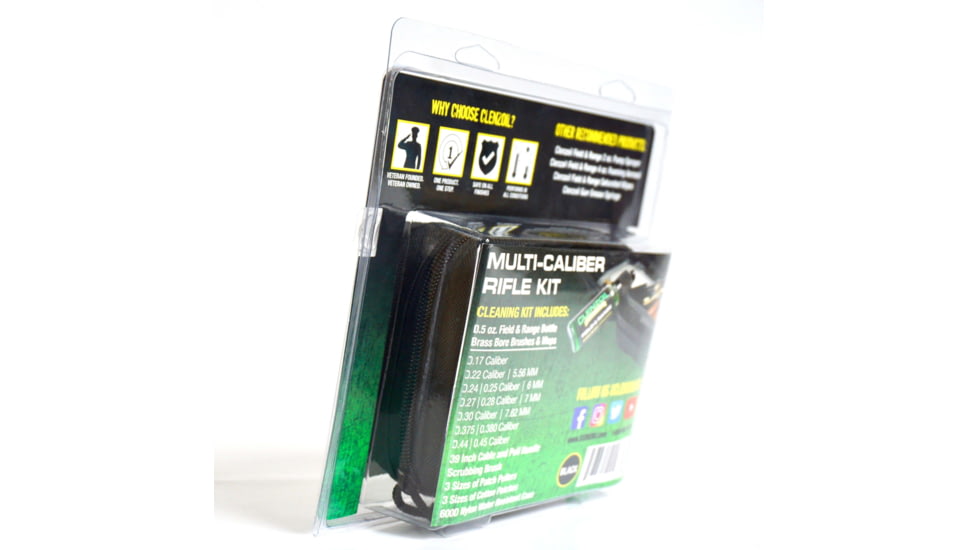 Clenzoil Multi-Caliber Rifle Kit, Black, 2335