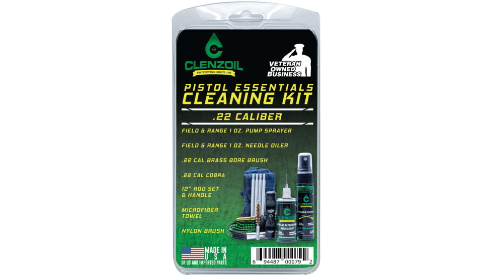 Clenzoil Pistol Essentials Kit, 22 Caliber, Black, 3792