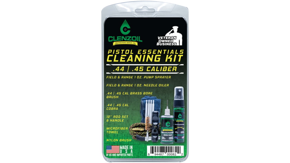 Clenzoil Pistol Essentials Kit, 44/45 Caliber, Black, 3822