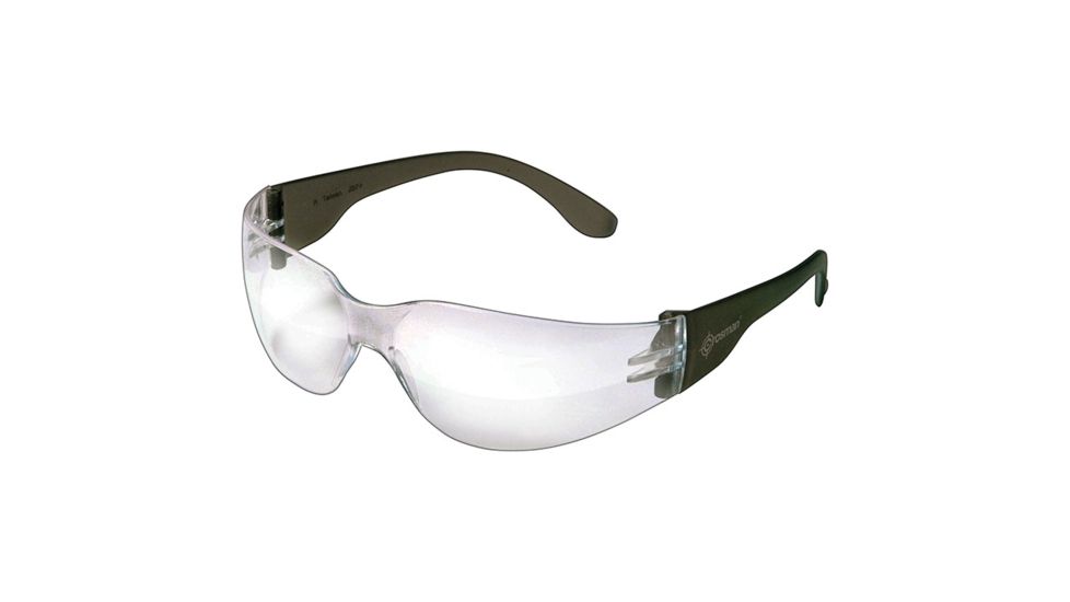 Crosman Shooting Glasses - ANSI Z87.1-2003, Black Frame, Clear Lens 0475C