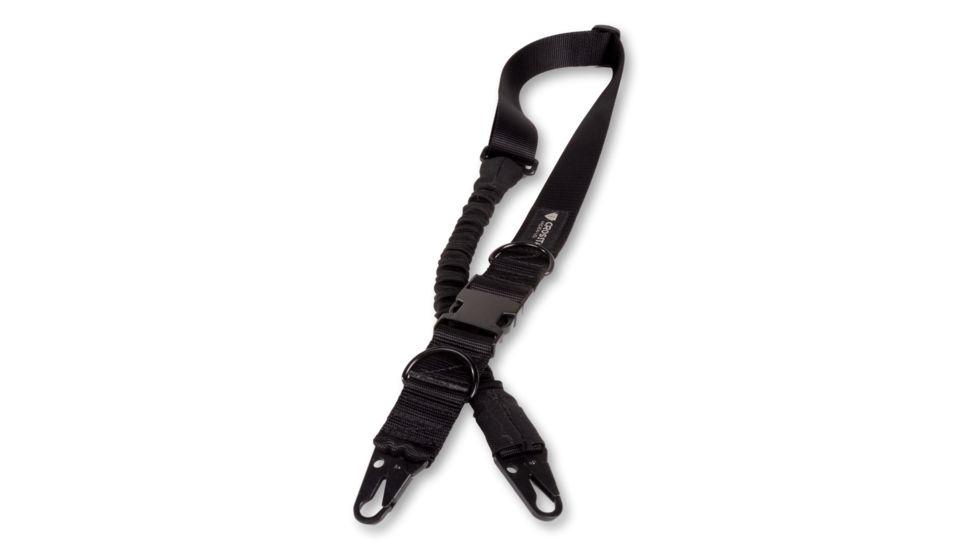 Crosstac Ambi 1.5in Wide Gun Sling, Black, Long, 135031-BLK-HK-L
