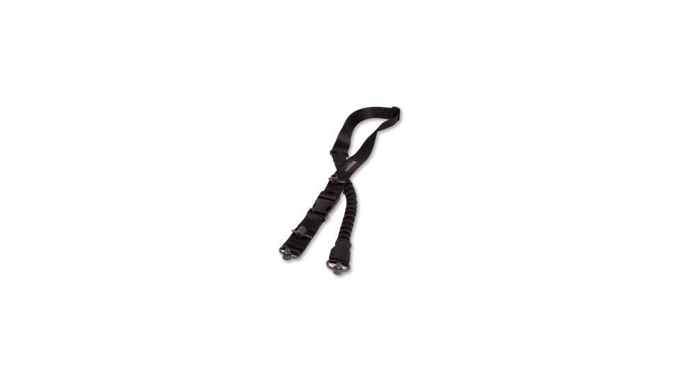 Crosstac Ambi 1.5in Wide Gun Sling / QD Swivels, Black, Long, 135031-BLK-QD-L