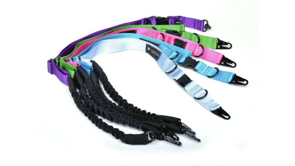 Crosstac Ambi Bold Gun Sling / QD Swivels, Turquoise, Regular, 135025-TQ-QD