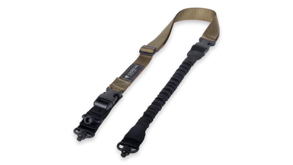 Crosstac Ambi Gun Sling / QD Swivels, Coyote Brown, Regular, 135025-CB-QD