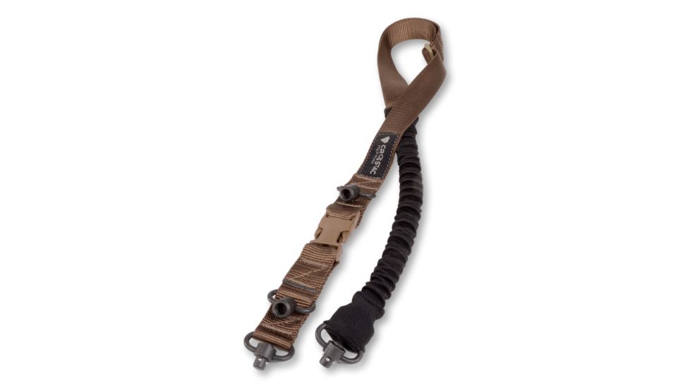 Crosstac Ambi Premium QD Swivel Gun Sling, Coyote Brown, Regular 135036-CB-COBRA-QD