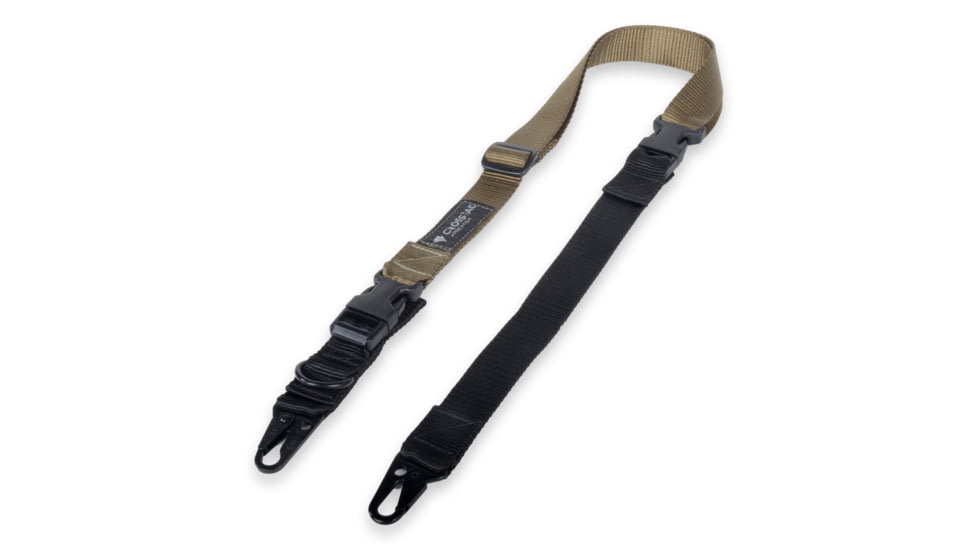 Crosstac Ambi Solid Gun Sling, Coyote Brown, Long, 135027-CB-HK-L