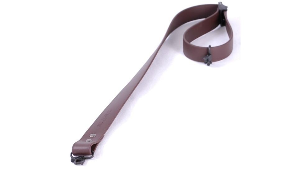 Crosstac Outfitter Gun Sling1 1/4 inch, Brown Biothane QD Connectors, Brown, Regular, 110020-BRN-QD