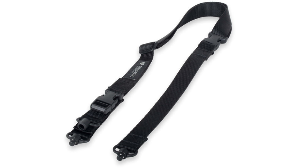 Crosstac Tactical Ambi Sling Solid, QD, Black, Long, 135027-BLK-QD-L