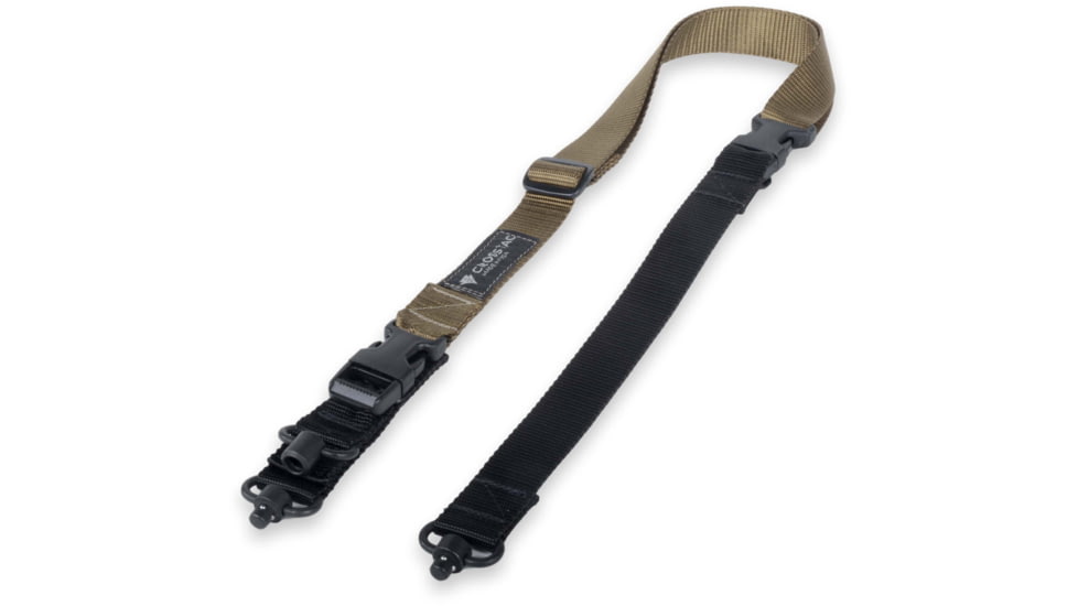 Crosstac Tactical Ambi Sling Solid, QD, Coyote Brown, Long, 135027-CB-QD-L