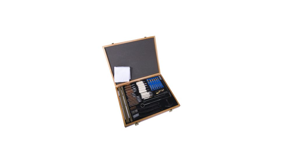 DAC Technologies Gunmaster Univ Select 63 Piece Gun Cleaning Kit, Wood Case 1004892
