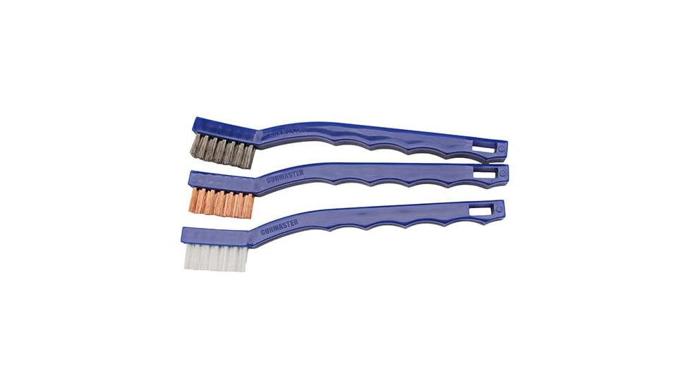DAC Technologies Three Piece Utility Brush Set - Nylon,Bronze,Stainless, UBS 741