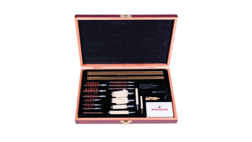 DAC Technologies Winchester 42-Piece Deluxe Universal Gun Cleaning KIt In Wooden Case, DAC36330