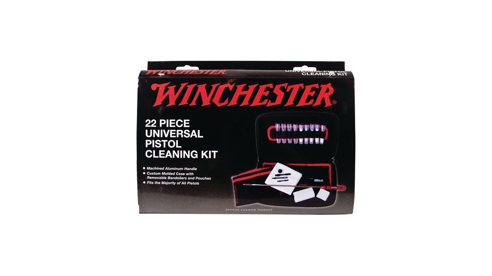 Dac Technologies Winchester Universal Pistol Cleaning Kit 22 Piece In Custom Fit Soft-Sided Case