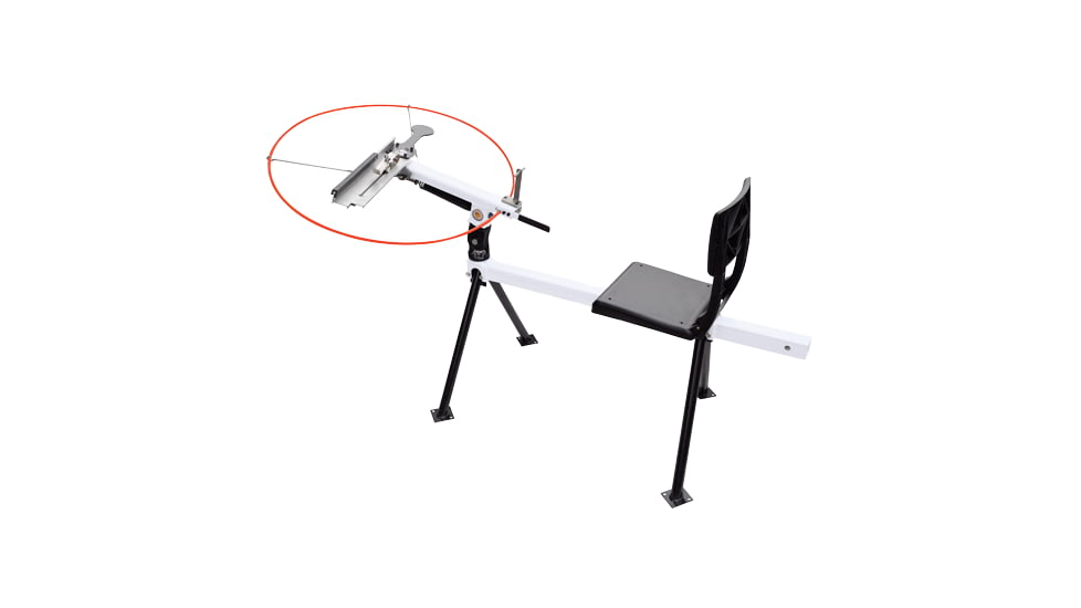 Do All Outdoors Backyard Seat Trap Launcher, White, 1 or 2 Clays, BY56