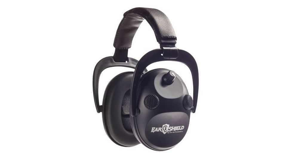 Do All Outdoors Sound Soldier Quad Muff with Aft Black ESQM-B