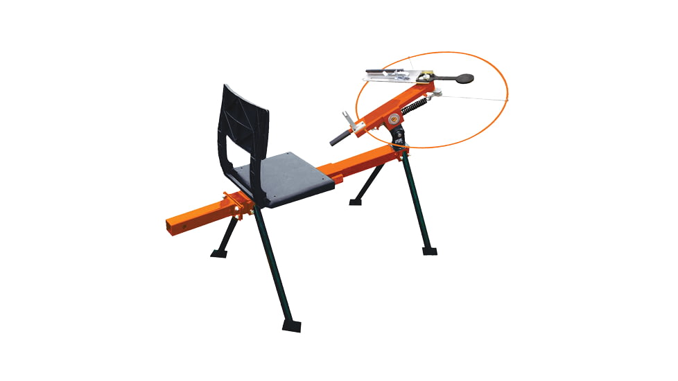 Do All Outdoors Pro Seat Trap Launcher, Orange, 1 or 2 Clays, ST234