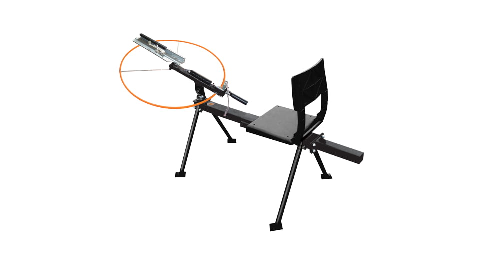 Do All Outdoors Seat Trap Launcher, Black, 1 or 2 Clays, ST200