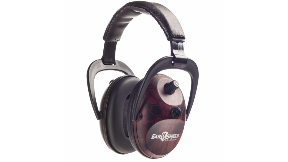 Do All Outdoors Sound Soldier Dual Muff Kryptek Typhon/Red ESDM-KTYR