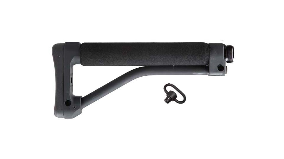 DoubleStar ARFX Skeleton Stock w/Buffer Tube, Black Foam and 5in RP, A101B