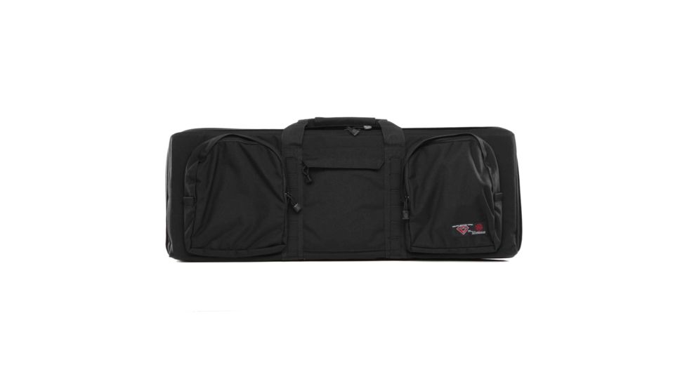 Doublestar Tacprogear Tactical Rifle Case,  with logo, 35 in, Black DSCGC102