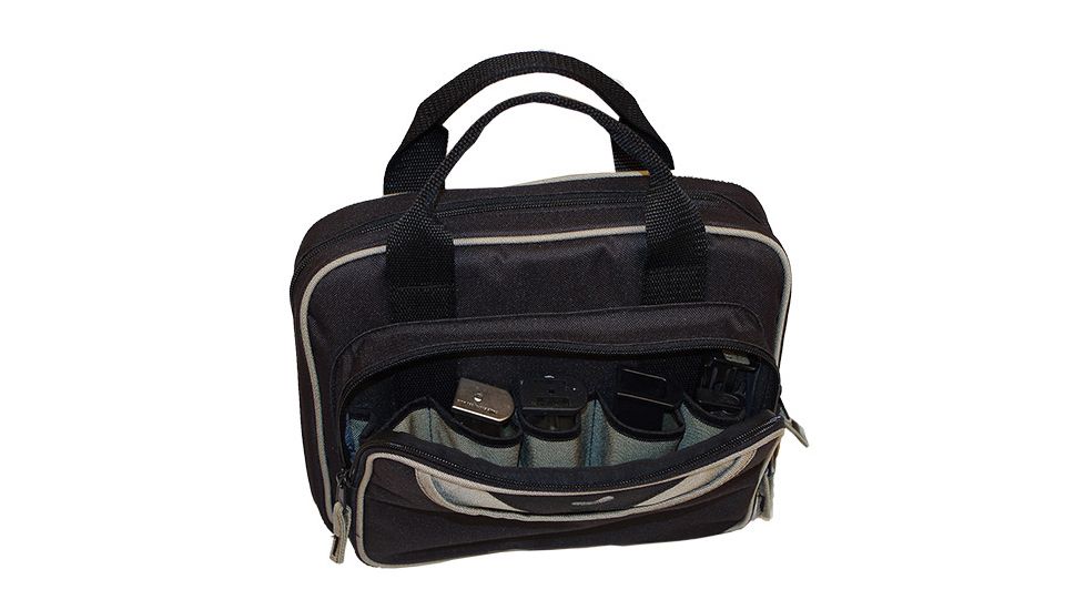 Down Range Double Pistol Case, w/internal dividers, DRU14