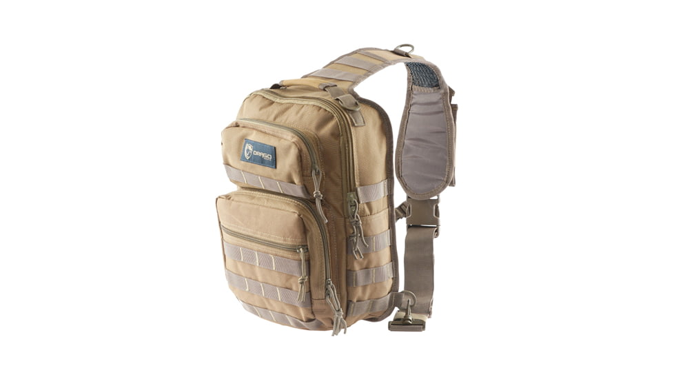 Drago Gear Sentry Pack For IPad Backpack, 600D Polyester, 13x10x7in, Tan, 14306TN