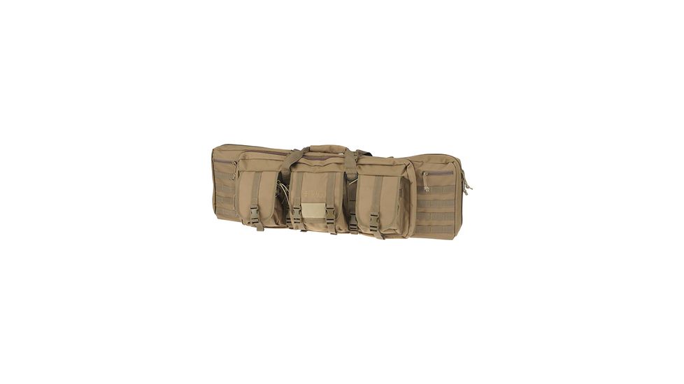 Drago Gear Double Gun Case 36x14x12.5 in, Tan, DRA12301TN