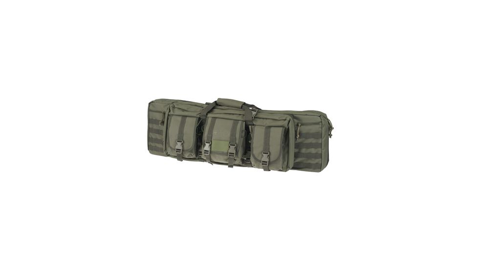 Drago Gear Tactical Double Gun Case 36in, 600D Polyester,  Green, 12301GR