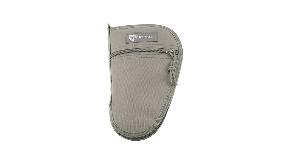 Drago Gear Pistol Case, Seal Grey, 10.5in, Transport Bag, 600D Polyester, 12314GY