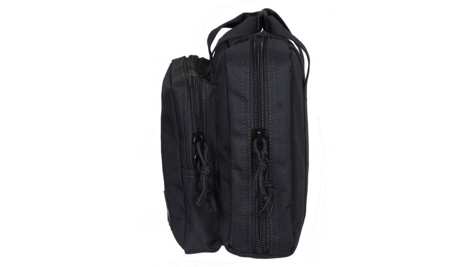 Drago Gear Double Pistol Case, 600D Polyester, 12.5x9.5x4.5in, Black, 12315BL