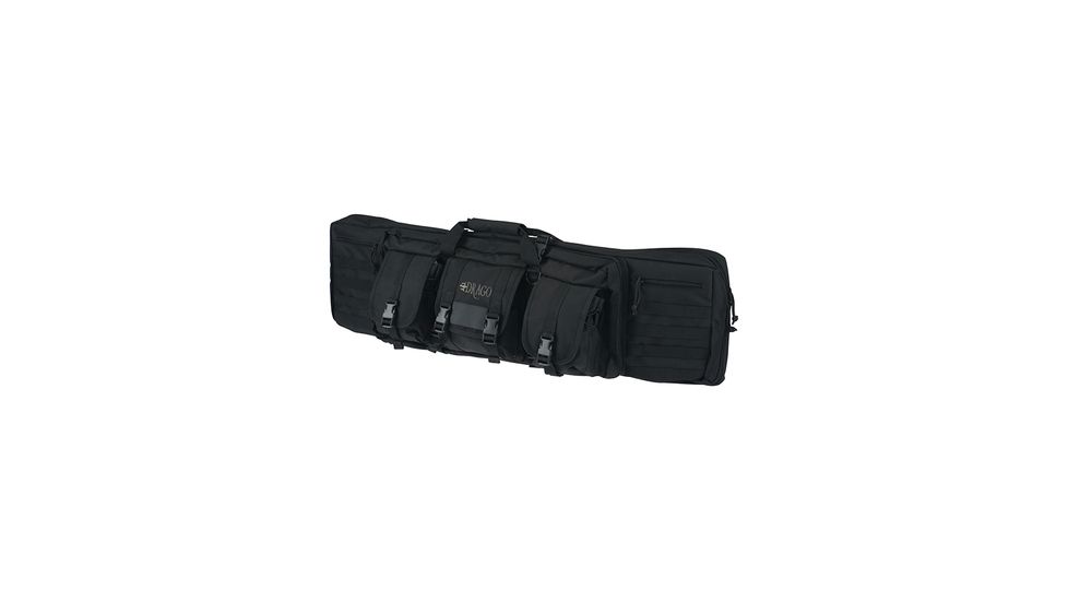 Drago Gear Single Gun Case 42x14x10 in, Black, DRA12303BL