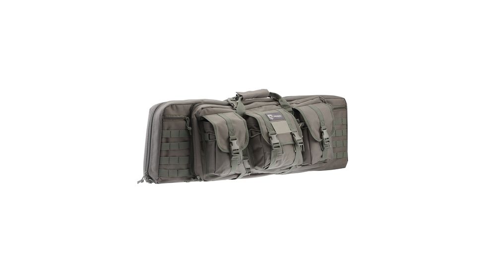 Drago Gear Tactical Gun Case 36 in, 600 Denier Polyester, Gray, 12-302GY