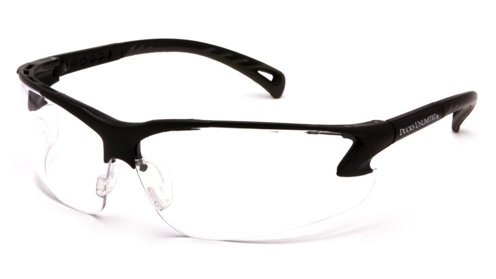 Ducks Unlimited Shooting Combo Kit, PM8010 Earmuff, Venture 3 Shooting Glasses Black Frame and Clear L DUCOMBO5710